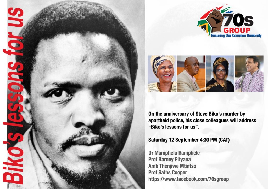 Anniversary of Biko's Murder